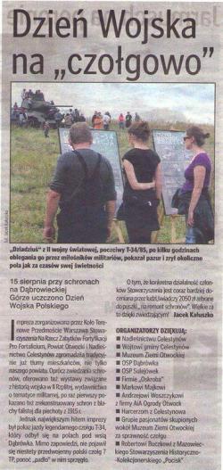 16. autor Jacek Kałuszko, 20-26 sierpnia 2012r.